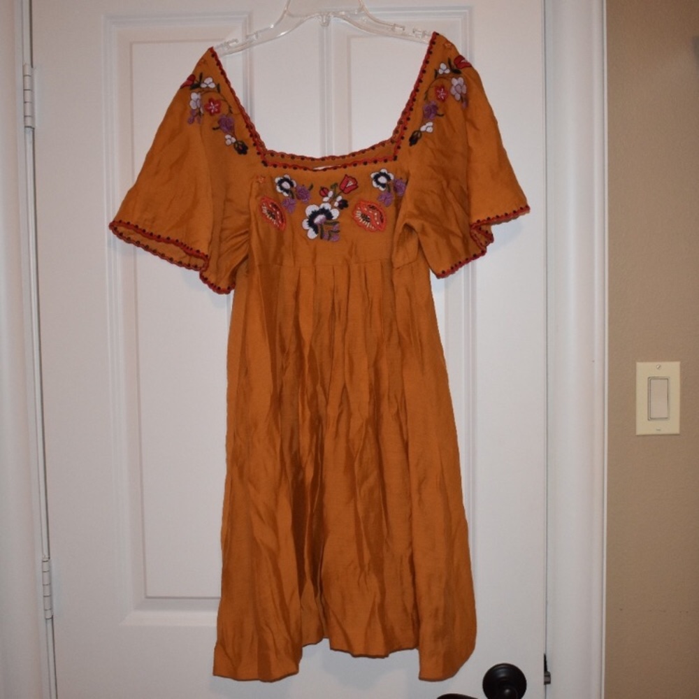 Madewell embroidered dress